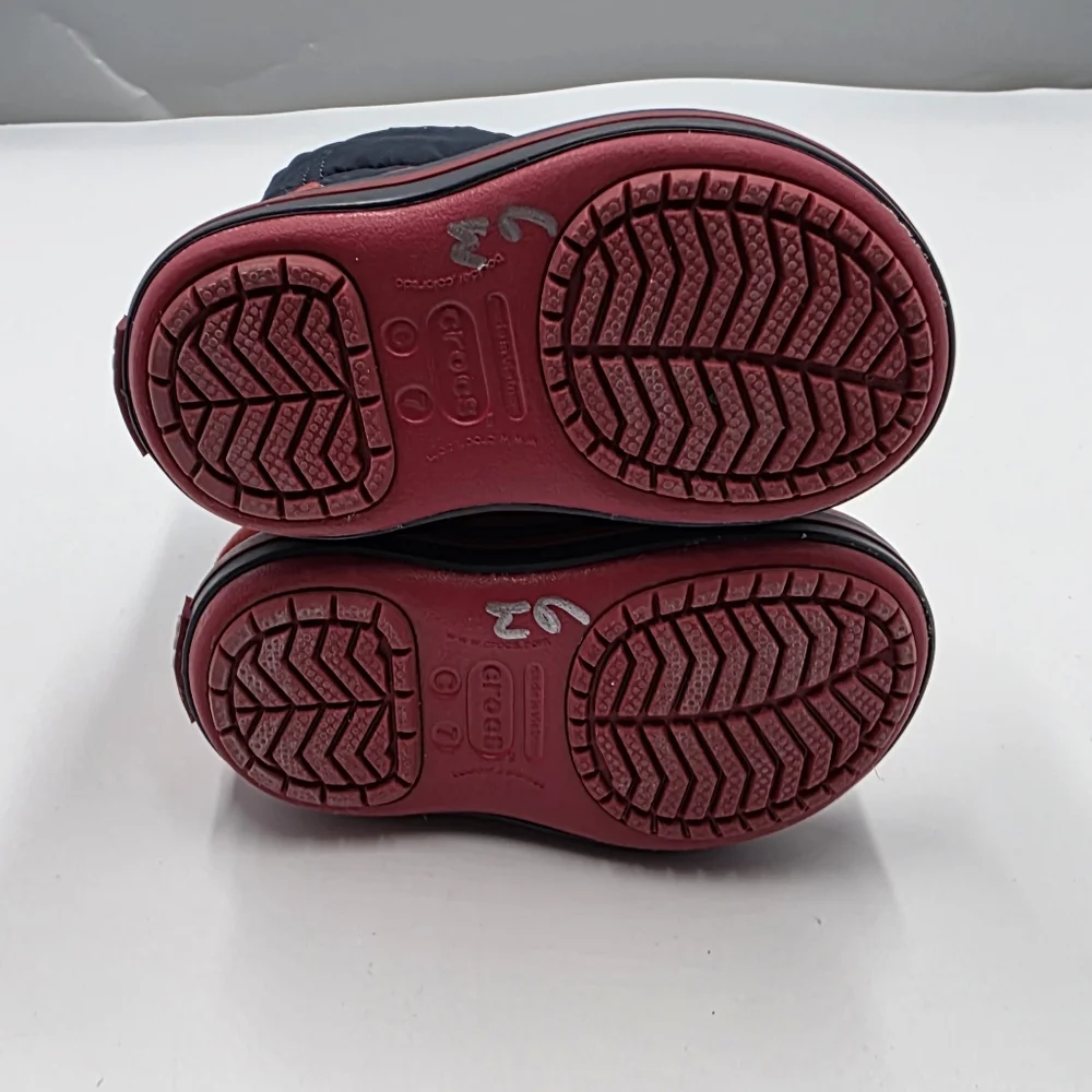 Crocs toddler Crocband Lodgepoint boots size 7
